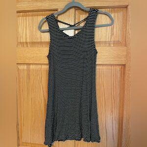 Olivia Rae Monochrome Striped Dress